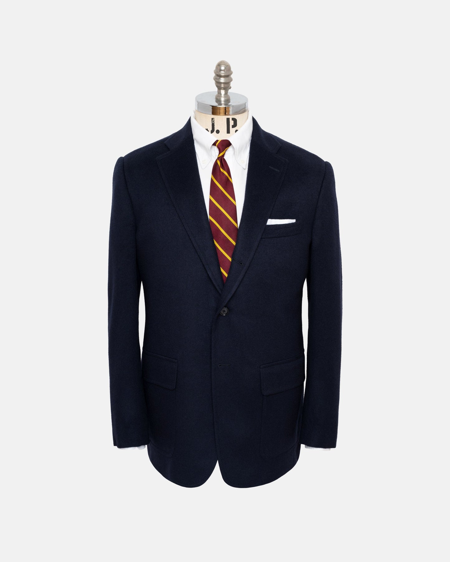 Made-in-USA Navy Pure Cashmere Sport Coat
