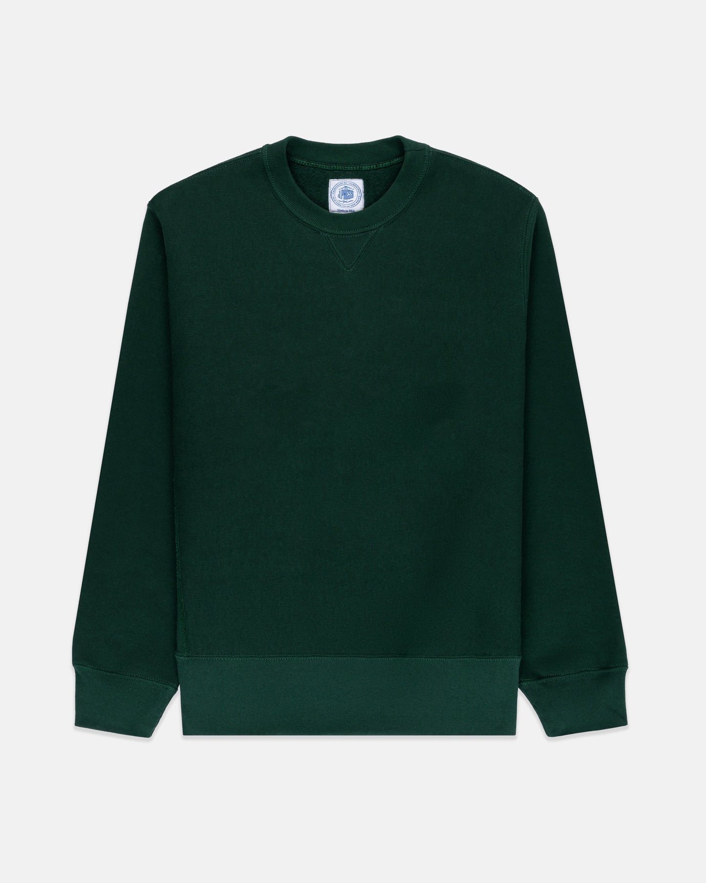 Made-in-USA Green Heavyweight Sweatshirt
