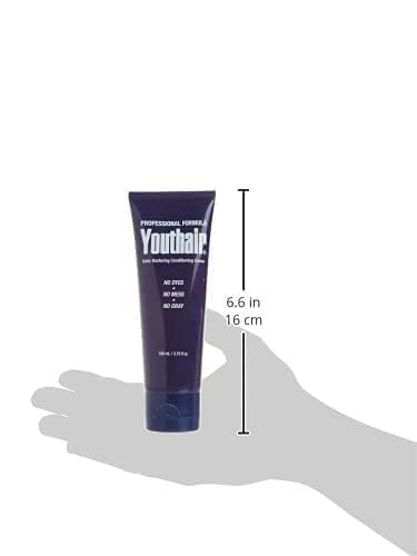 Youthair Crème – Hair Color Restoring Conditioning Formula for Gray Hair Coverage, Made in USA, 3.75 oz