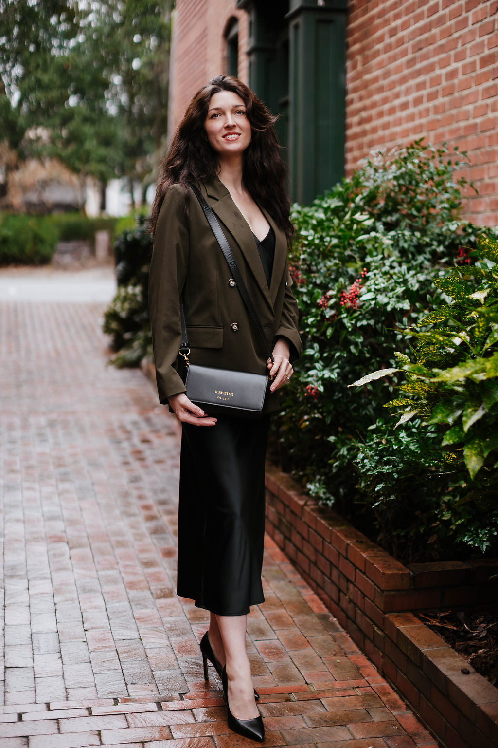 Hedy | Black Leather