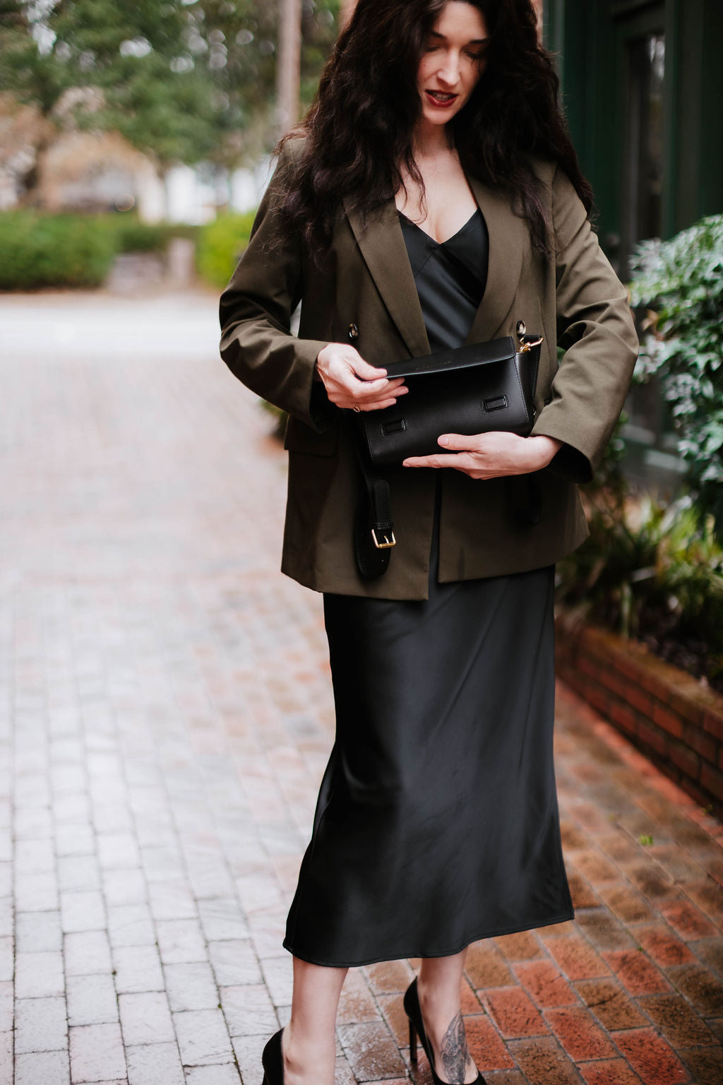 Hedy | Black Leather