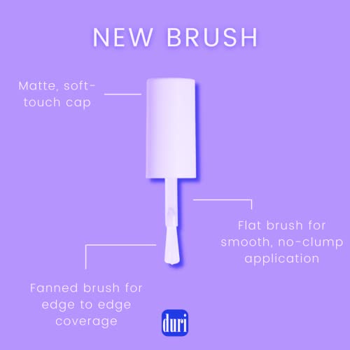 duri Nail Polish, 347 Amethyst, Violet Shimmer, Full Coverage, Glossy Metallic Finish, Quick Drying, Lasting, New Brus, 0.45 Fl Oz Cosmetics