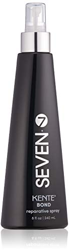 SEVEN Haircare Kente Bond Reparative Leave In Hairspray for Women & Men, Damaged or Split Ends, Detangler Hair Spray for Fine Thin Hair with Sweet Almond & Green Tea, Made in USA, 8 oz