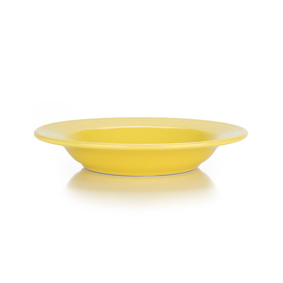 Fiesta 9-Inch, 13-1/4-Ounce Rim Soup Bowl, Sunflower