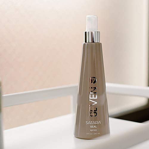 SEVEN Hair Care Satara Seal Heat Protection Spray for Hair, Lightweight Hairspray for Women, Cuticle Sealer Locks Moisture, Anti Frizz, Thermal Damage Defense, Ideal Heat Protectant for Styling, 8oz