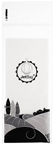 Jet Bag - Protective, Absorbent, Reusable Wine Bags for Travel - Made in the USA - Clear Back allows for Custom Insert