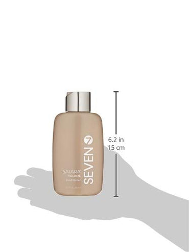 SEVEN Hair Care Satara Volume Conditioner for Women & Men, Sulfate + Paraben Free, Cruelty Free, Argan Oil, Pro Vitamin B5, Hydrolyzed Quinoa, Grapeseed Oil for Flat + Limp Hair Made in USA,10.7 oz