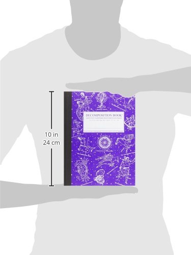 Decomposition Composition Notebook - 9.75 x 7.5 Journal with 160 Lined Pages - Notebooks for School Supplies, Home & Office - 100% Recycled Paper - Made in USA