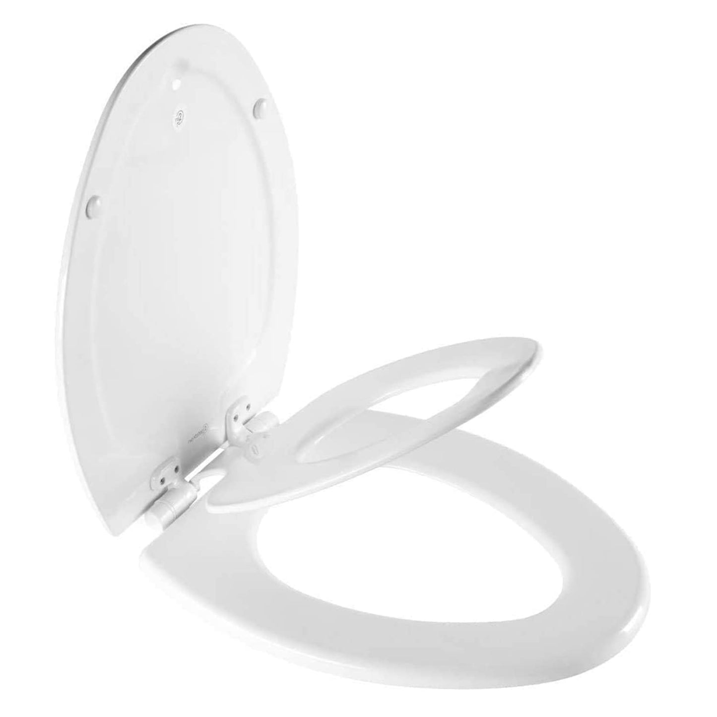 Mayfair NextStep2 Toilet Seat with Toddler Potty Training Seat Built-In, Slow Close, Easy Clean, Magnetic Removable Kids Seat, Made in USA