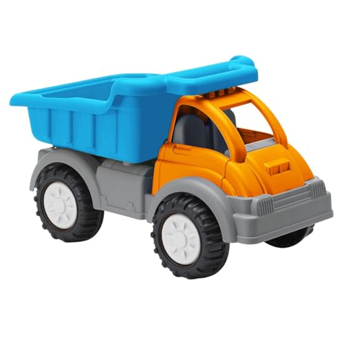 American Plastic Toys Kids Gigantic Dump Truck, Made In USA, Tilting Dump Bed, Knobby Wheels, & Metal Axles Fit for Indoors & Outdoors, Haul Sand, Dirt, or Toys, for Ages 2 and Up (Color May Vary)