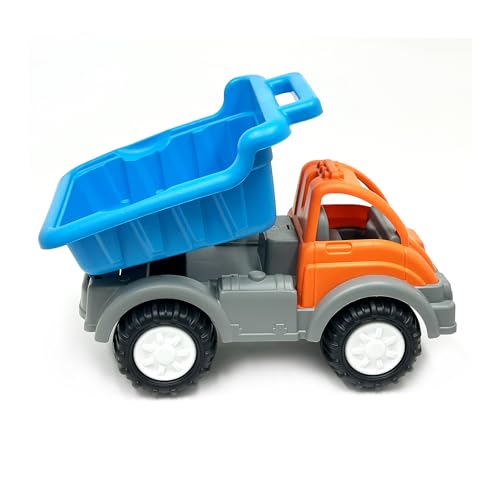 American Plastic Toys Kids Gigantic Dump Truck, Made In USA, Tilting Dump Bed, Knobby Wheels, & Metal Axles Fit for Indoors & Outdoors, Haul Sand, Dirt, or Toys, for Ages 2 and Up (Color May Vary)