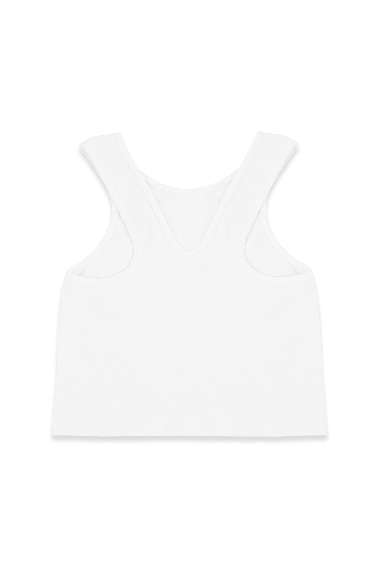 Kurve Premium Girls Seamless Supersoft Sleeveless Crop Tank Top - Stretchy Bra, UV UPF 50+ (Made in USA)