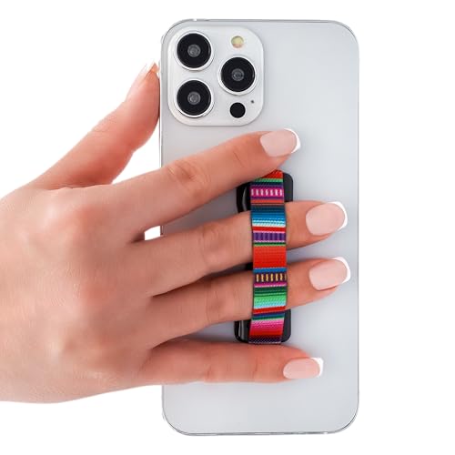 LOVEHANDLE Universal Phone Grip for Smartphones & Mini Tablets - Phone Holder for Hand - Wireless Charging Compatible - Made in The USA