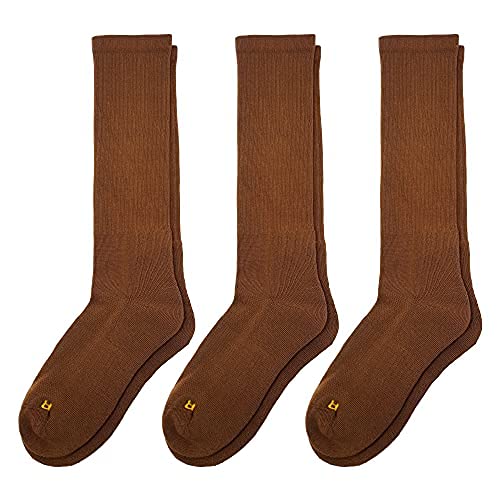 SOCKS FOR HEROES Coyote Brown Moisture Wicking Socks for Boots | Every Pair Gives A Pair | Breathable Over The Calf Foot Socks | Made in the USA