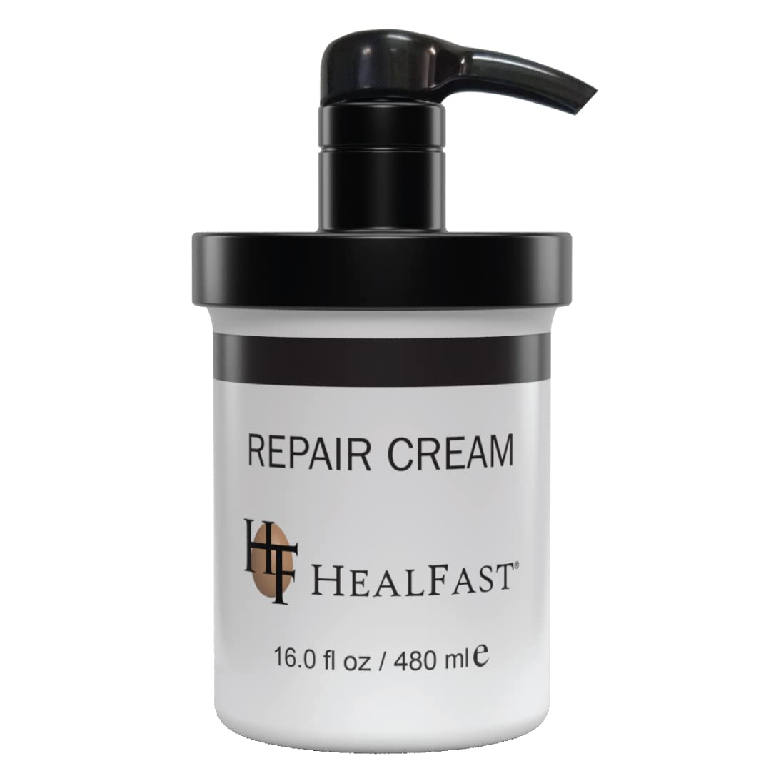 HealFast Sensitive Skin Repair Moisturizing Cream 16 Oz – For Dry, Itch– Fights Rashes, Dryness, Stretch Marks, Sunburn and Bed Sores – Herbal and Food Based Ingredients