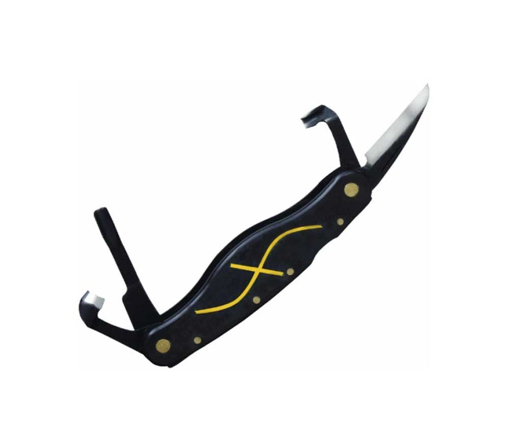 FLEXCUT Pocket Jack for Carvin' | Light-Weight Wood Carving Jackknife Style Tool with 4 Blades | 4-1/4 inch Closed Length | Made in the USA | JKN89