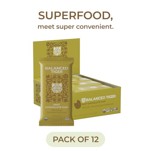 Organic Functional Mushroom Vegan Protein Bars | Made in USA | Full Dose (1500mg) Lions Mane, Chaga, Reishi & Cordyceps Bars | Plant Protein Bars w/ Adaptogens & Superfoods