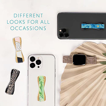 LOVEHANDLE Universal Phone Grip for Smartphones & Mini Tablets - Phone Holder for Hand - Wireless Charging Compatible - Made in The USA