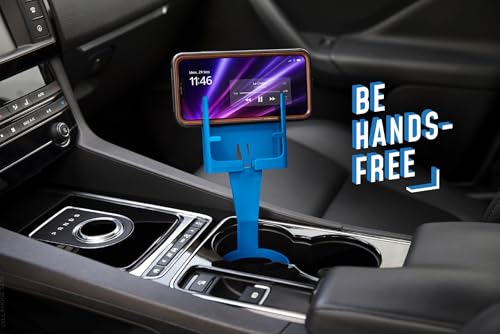 Cup Holder Phone Holders for Your Car Cupholder - Made in USA - Cup Holder Phone Mount for Car, Universal Compatible with All Smartphones, iPhone, Samsung, Google, Android