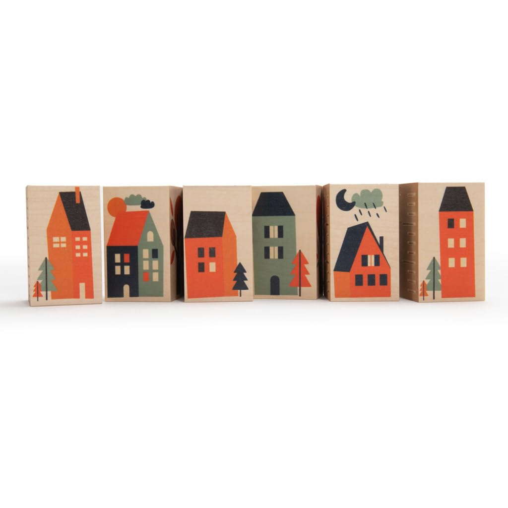 Uncle Goose Environments, Neighborhood Blocks - Made in The USA