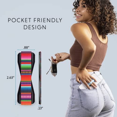 LOVEHANDLE Universal Phone Grip for Smartphones & Mini Tablets - Phone Holder for Hand - Wireless Charging Compatible - Made in The USA