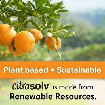 CitraSolv - Concentrated Household Cleaner & Degreaser - Valencia Orange Scent - 16 Fl Oz, Natural Ingredients, Non-Toxic, Biodegradable, Made in USA