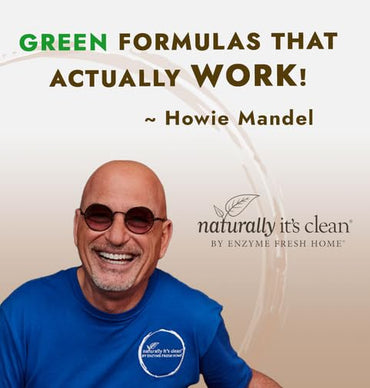 naturally it's clean Enzyme Pet Stain & Odor Remover | Plant-Based Cleaner for Dog Poop, Cat Urine, Vomit & More | Powerful Odor Eliminator | Biodegradable & Safe for Pets | Made in USA