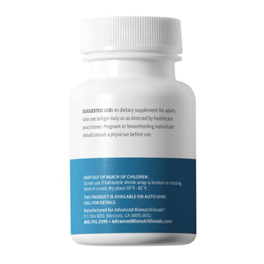 Advanced Bionutritionals Ubiquinol CoQ10, Increased Energy Production, Natural Antioxidant Supplement, Manufactured in The USA, 30 Softgel