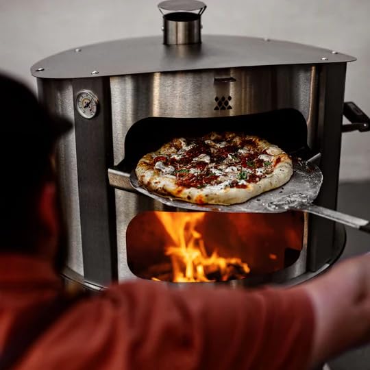 Live-Fire Pizza Oven (Stainless Steel) | 27.5 Inch | Made in the USA | Make Profressional Pizzas in Your Backyard | Compatible W/X Series 24 & 30 Fire Pits | Portable Pizza Oven