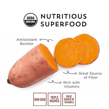Organic Sweet Potatoes (Orange Flesh), 3 lb