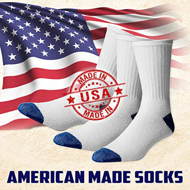 Everyday Crew Socks for Men - American Made - Cotton Socks by Sole Pleasers