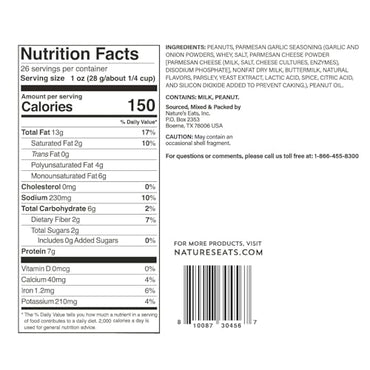 Garlic Parmesan Peanuts 26oz