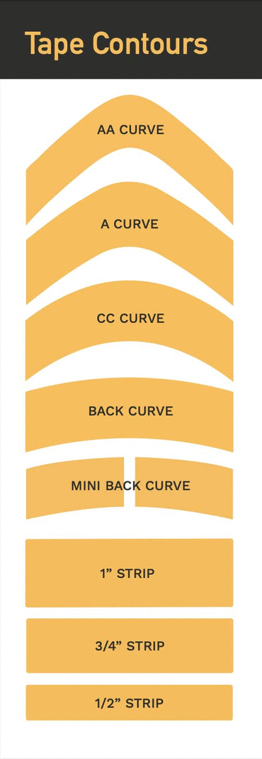 Sunshine Tape Hyper Hold Hairpiece Wig Tape (72 Pieces) | Back Curve | Made in USA | Double Sided Adhesive Tape for Toupee Lace Front Wig | Ultra Hold Waterproof Strips