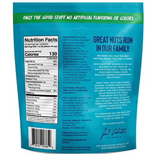 Nature's Eats Nuts for Digestion Daily Banana trail mix, 16 Ounce