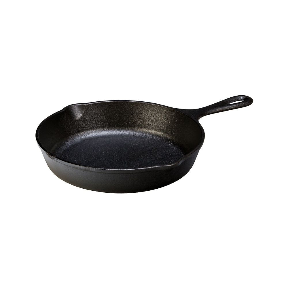 Lodge Cast Iron Pre-Seasoned Skillet – Signature Teardrop Handle - Use in the Oven, on the Stove, on the Grill, or Over a Campfire
