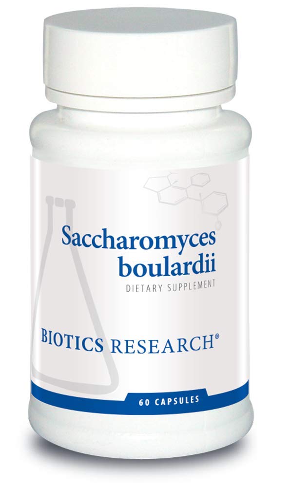Biotics Research Saccharomyces boulardii Probiotics Supplement - 235 mg/Serving- Supports GI Health Microbial Balance, Healthy Immune & Pathway Responses - Dairy-Free, Temperature-Stable - 60 Capsules