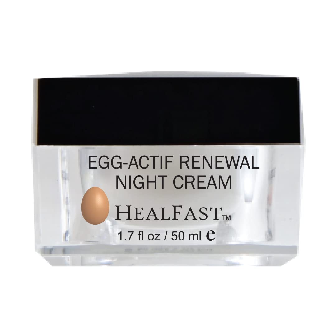 HealFast Egg-Activ Renewal Night Cream For Face – Enhance Your Anti-aging Skincare Routine – Promotes Healthy Cell Regeneration for Younger-Looking complexion – For Both Men and Women