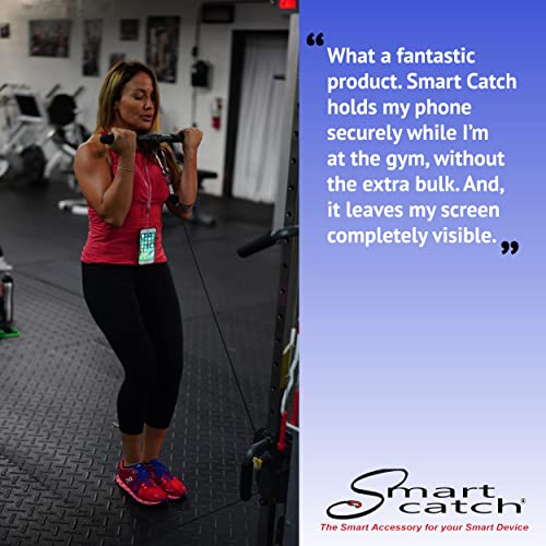 Smart Catch (The Original) Cell Phone Lanyard, 32” Cell Phone Holder for Walking, Sports, and Everyday Use, Compatible with Most Smartphones, Made in The USA