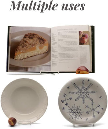 KINGDOM SOLUTIONS MADE IN USA Sturdy & Durable Adjustable Metal Easels to Display Books, Frames, Comics, Plates & More - Unique on the Market