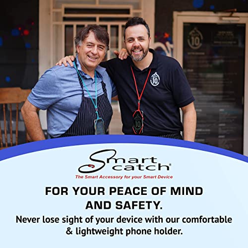 Smart Catch (The Original) Cell Phone Lanyard, 32” Cell Phone Holder for Walking, Sports, and Everyday Use, Compatible with Most Smartphones, Made in The USA