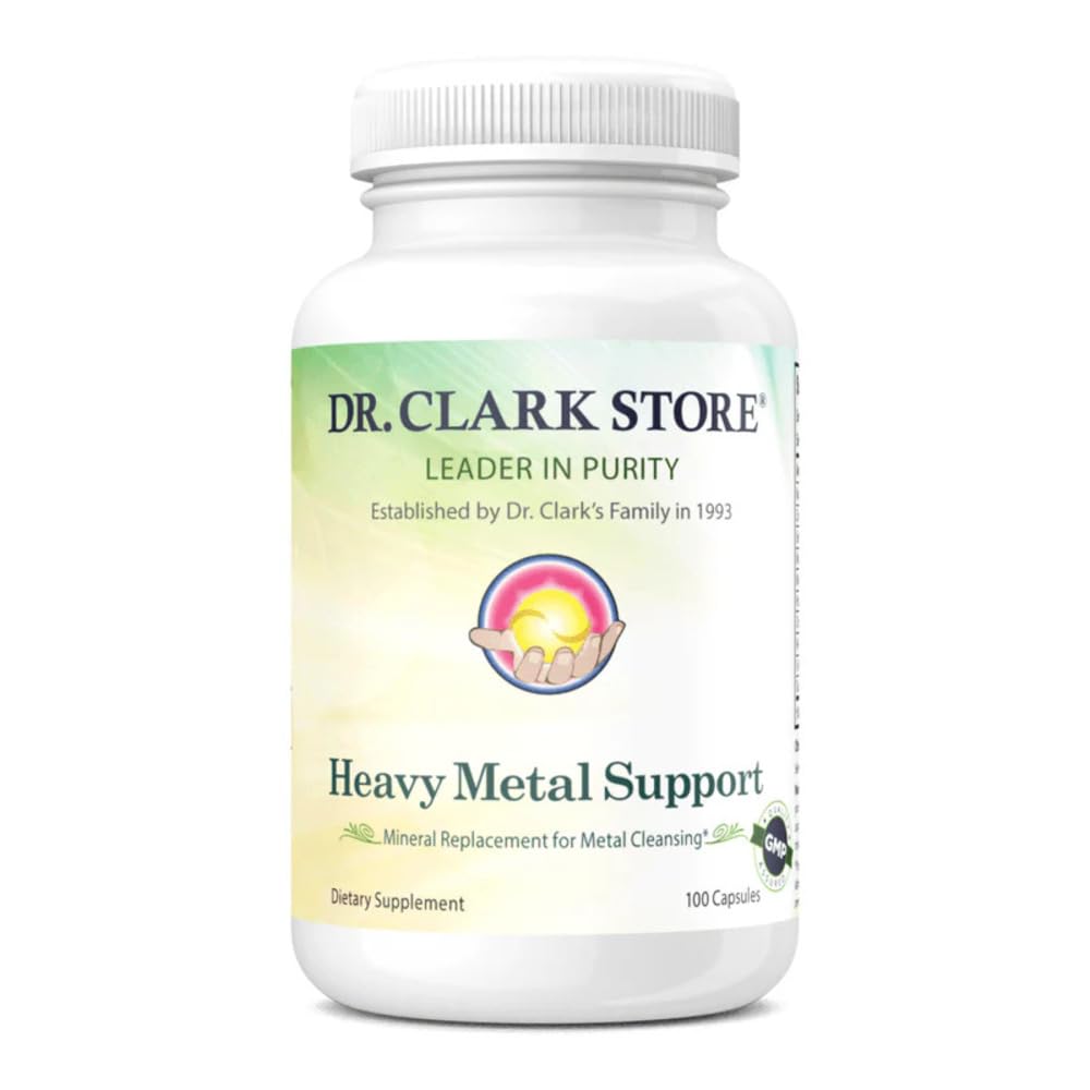 Dr Clark Store Heavy Metal Support, Mineral Replacement for Metal Cleansing, 100 Capsules