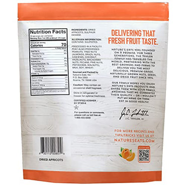 Nature's Eats Apricots, 10 Oz