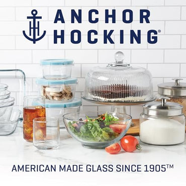 Anchor Hocking Glass Measuring Cups, 4 Piece Set (5 Ounce, 1 Cup, 2 Cup, 4 Cup liquid measuring cups)