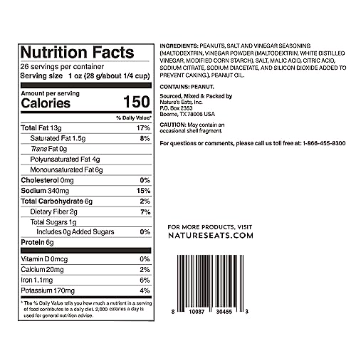 Salt & Vinegar Peanuts 26oz