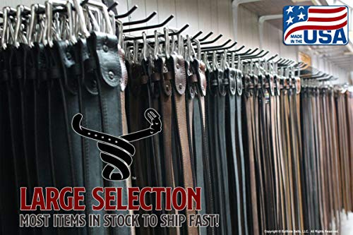 Heavy Duty Leather Vertical Cell Holster Case with Magnetic Closure - Made in USA