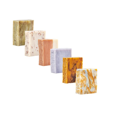 ILS Soap co. Original 6 Formulas - All Natural Bar Soap for men and women - Plant Based, Cold Process and Handmade in the USA for All Skin Types and conditions for face and body (6 Pack)