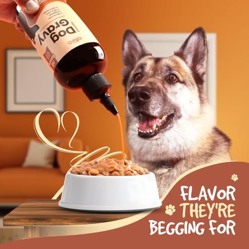 Altira Everyday Dog Gravy Bacon – Premium Wet Dog Food Gravy Toppers for Dry Food – Tasty & Nutritious Dogs Gravy with Essential Vitamins and Supplements – Hip and Joint Supplement