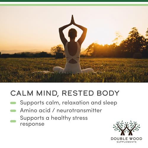 GABA Supplement (300 Capsules, 1,000mg per Serving) Promotes Calm, Relaxation, and Supports Sleep (Vegan Safe, Gluten Free, Non-GMO)(Gamma Aminobutyric Acid) by Double Wood