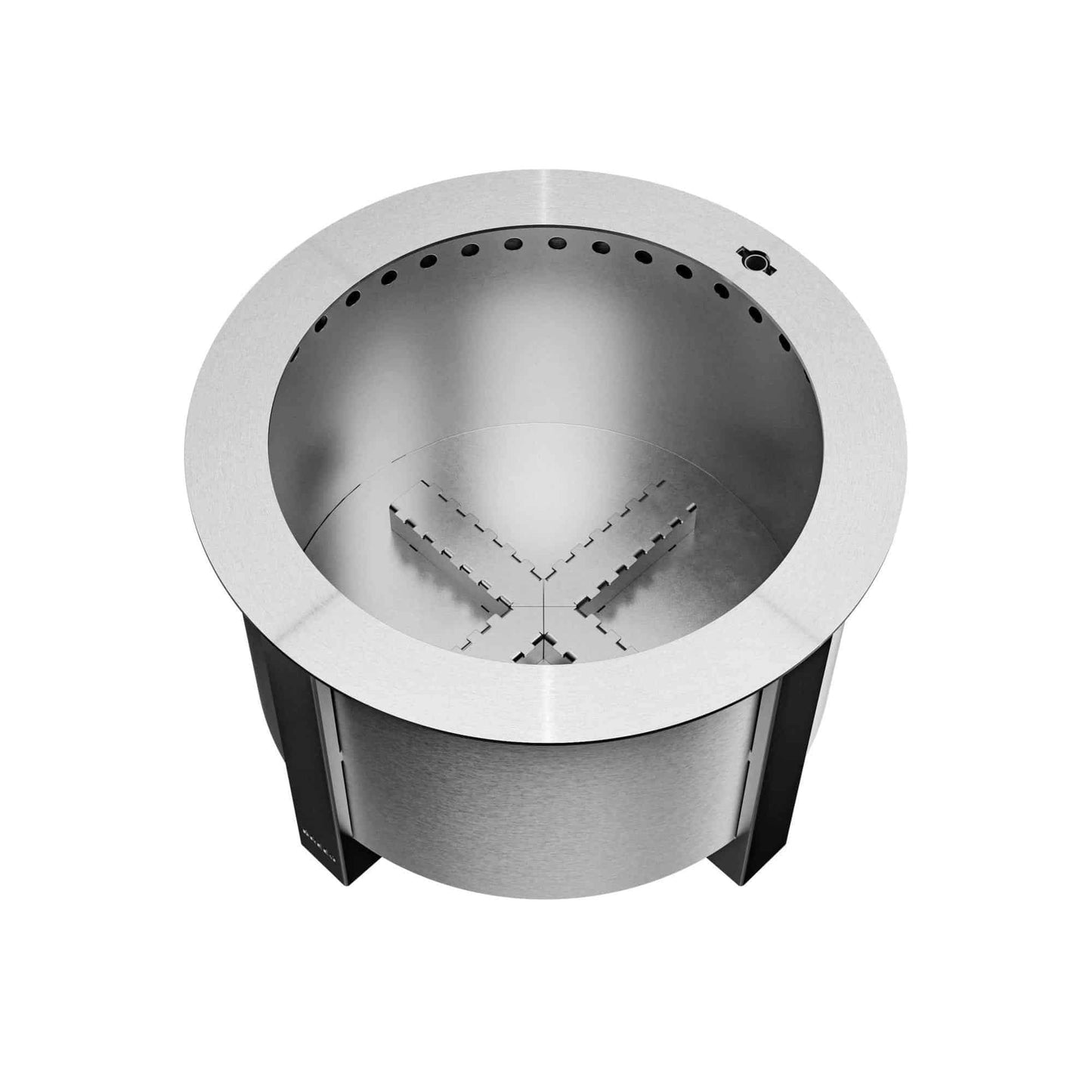 Breeo Smokeless FIrePit (X Series 19, Stainless Steel) | 22.1 inch Smokeless Fire Pit for Outside | 47 Pounds | Ideal for Families Compatible with Wide Range of Breeo Accessories