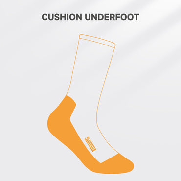 SAMSOX 2-Pair Merino Wool Hiking Socks, Total Eclipse (Nevada)